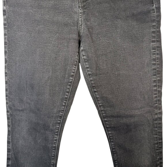 Loft High Waisted Black Skinny Jeans Pants Goth Punk Emo Metal Alternative Sz 7 - Picture 3 of 7